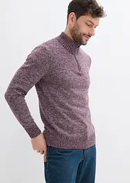 Troyer-Pullover mit reiner Baumwolle, bonprix