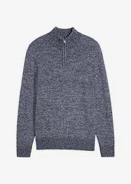 Troyer-Pullover mit reiner Baumwolle, bonprix