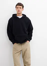 Teddyfleece-Sweatshirt mit Baumwollfutter, Loose Fit, bonprix