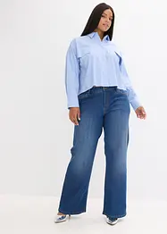 Oversize-Bluse aus Baumwoll-Mix, bonprix