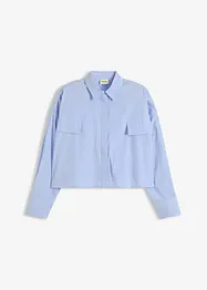 Oversize-Bluse aus Baumwoll-Mix, bonprix