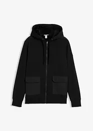 Kapuzen-Sweatjacke mit Teddyfutter, bonprix