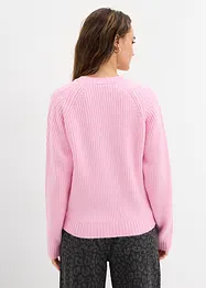Pull en grosse maille à motif torsadé, bonprix