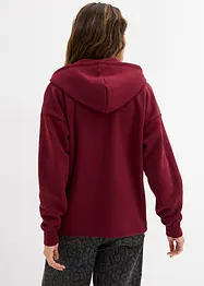 Sweat zippé oversize, bonprix
