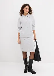 Sweatshirt mit Nieten, bonprix