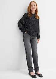 Chiffonbluse mit Rüschenkragen, bonprix