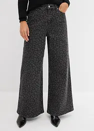 Wide-Leg-Jeans Mid Waist, bonprix