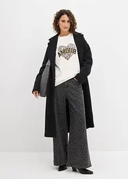 Oversize-Sweatshirt aus Baumwoll-Mix, bonprix