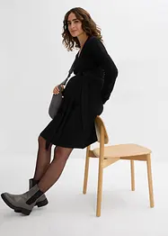 Wickelkleid aus Strick für die Schwangerschaft und danach, bonprix