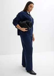 Pantalon bootcut légèrement brillant, bonprix