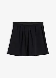 Bundfaltenrock aus leicht glänzendem Viskose-Mix, bonprix