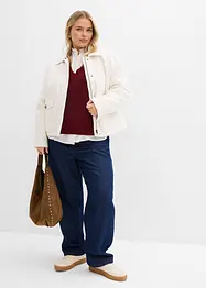 Strickpullover mit V-Ausschnitt, bonprix