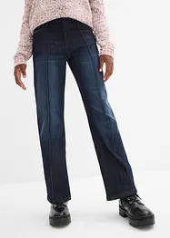 Wide-Leg-Jeans Mid Waist, bonprix