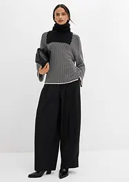 Pullover mit Turtleneck aus Viskose-Mix, bonprix