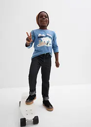 Langarmshirt mit Bio-Baumwolle (3er Pack), bonprix