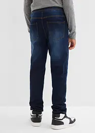 Thermo Regular Fit Schlupfjeans mit Jerseyfutter, Straight, bonprix