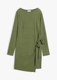 Robe en jersey crêpe, bonprix