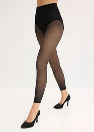 Wärmende Leggings in transparenter Optik mit Belly Control und Push-Up 50 DEN, bonprix