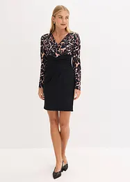 Robe courte et ajustée avec décolleté plongeant, bonprix