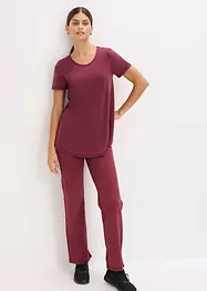 Ultrasoftes Funktionsshirt mit Mesheinsatz, schnelltrocknend, bonprix