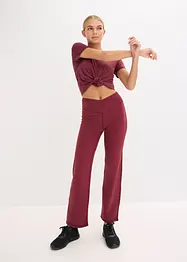 Thermo Sport-Hose aus weichem Material, gerades Bein, bonprix