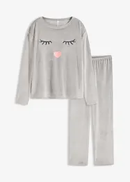 Loungewear Samt Hausanzug, bonprix