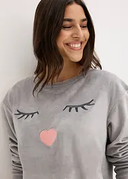 Loungewear Samt Hausanzug, bonprix