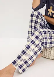 Pyjama avec pantalon en flanelle, bonprix