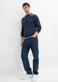 Polo Pullover mit recycelter Baumwolle, bonprix