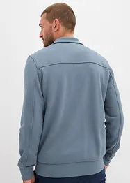 Sweatjacke aus Materialmix, bonprix