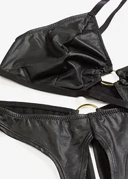 Soutien-gorge bralette et string ouvert (ens. 2 pces), bonprix