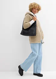 Teddy-Fleece Jacke, bonprix