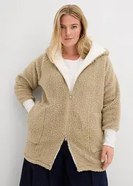 Teddy-Fleece Jacke, bonprix