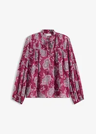 Satin Tunika mit Biesen, bonprix