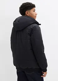 Winter-Steppjacke in Blousonform mit Kapuze, bonprix