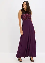 Robe longue brodée de sequins, bonprix