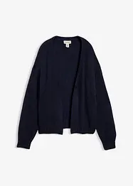 Verkürzte Oversize Grobstrickjacke, bonprix