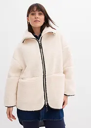 Veste oversize en polaire peluche, bonprix