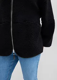 Oversize Teddy-Fleece Jacke, bonprix