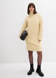 Robe en maille avec couture décorative, bonprix