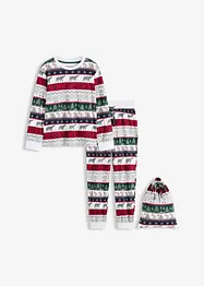 Pyjama en coton doux avec pochette cadeau, bonprix