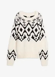 Pull norvégien oversize, bonprix