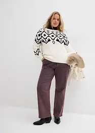 Pull norvégien oversize, bonprix