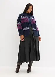 Oversize Norweger-Strickjacke, bonprix