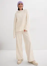 Gerippter Oversize-Pullover, bonprix