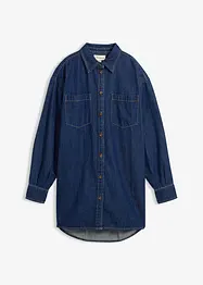 Jeansbluse aus schwerem Denim, reine Baumwolle, Oversized, bonprix