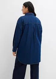 Chemisier oversize en jean épais, 100% coton, bonprix