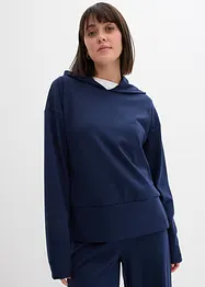 Hoodie aus bequemen Punto di Roma, bonprix