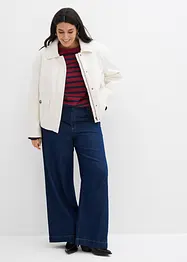 Jean large et droit, taille haute, bonprix