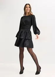 Collant 30den avec polyamide recyclé à taille élastiquée rehaussé d'une bande de cœur à l'arrière, bonprix